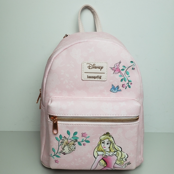 loungefly sleeping beauty mini backpack